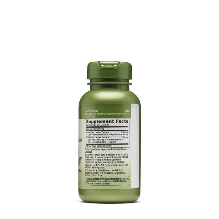 Gnc Herbal Plus Green Tea Complex 500 Mg, Complex De Ceai Verde, 100 Cps Gnc Herbal Plus Green Tea Complex 500 Mg, Complex De Ceai Verde, 100 Cps