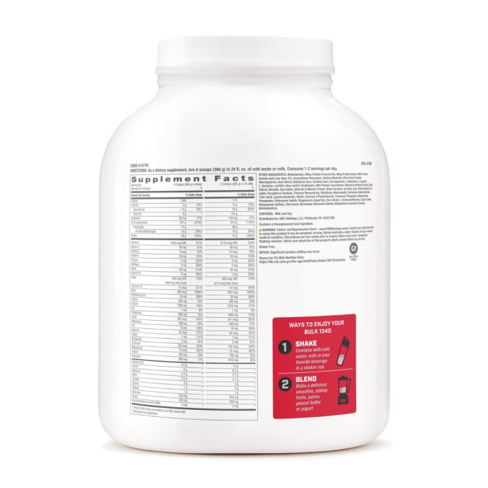 Gnc Pro Performance Bulk 1340, Formula Proteica Pentru Crestere In Greutate, Cu Aroma De Vanilie, Testata Antidoping, 3294 G Gnc Pro Performance Bulk 1340, Formula Proteica Pentru Crestere In Greutate, Cu Aroma De Vanilie, Testata Antidoping, 3294 G