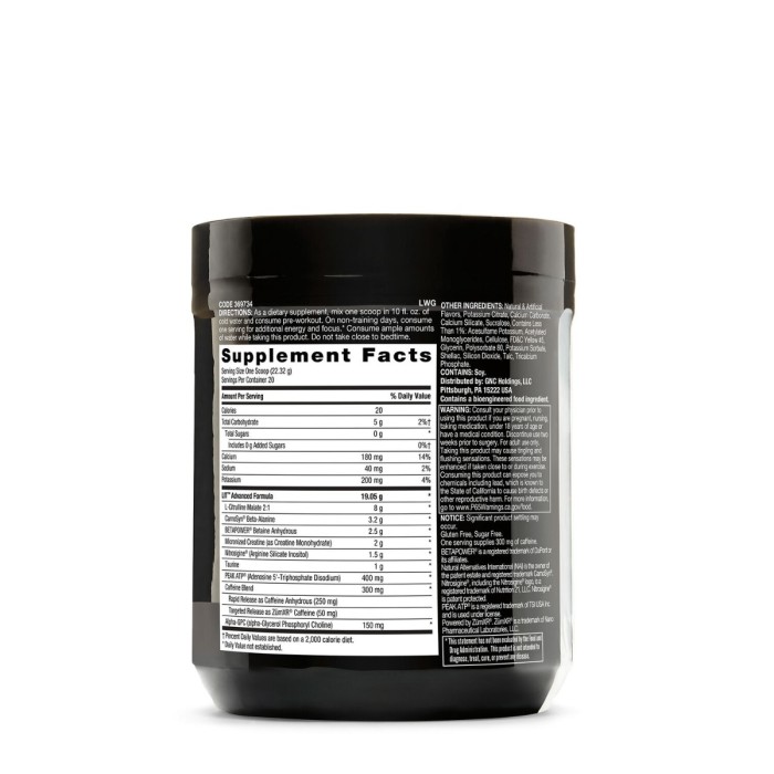 Gnc Beyond Raw Lit Af, Formula Pre-workout, Aroma De Lamaie, 446.4 G Gnc Beyond Raw Lit Af, Formula Pre-workout, Aroma De Lamaie, 446.4 G