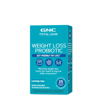 Gnc Total Lean Weight Loss Probiotic, Probiotic Lab4 Studiat Clinic, 25 Miliarde Ufc Culturi Vii Pentru Controlul Greutatii, 30 Cps