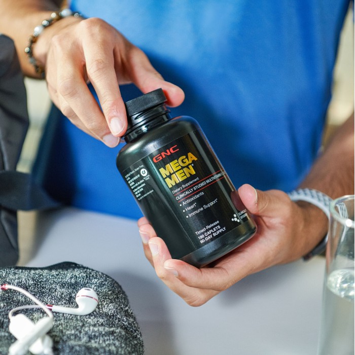 Gnc Mega Men, Complex De Multivitamine Pentru Barbati, 90 Tb Gnc Mega Men, Complex De Multivitamine Pentru Barbati, 90 Tb