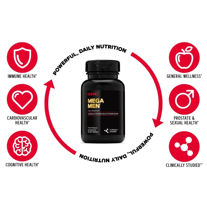 Gnc Mega Men, Complex De Multivitamine Pentru Barbati, 90 Tb Gnc Mega Men, Complex De Multivitamine Pentru Barbati, 90 Tb