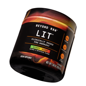 Gnc Beyond Raw Lit Pre Workout Cu Aroma De Gummy Worm, 211 G