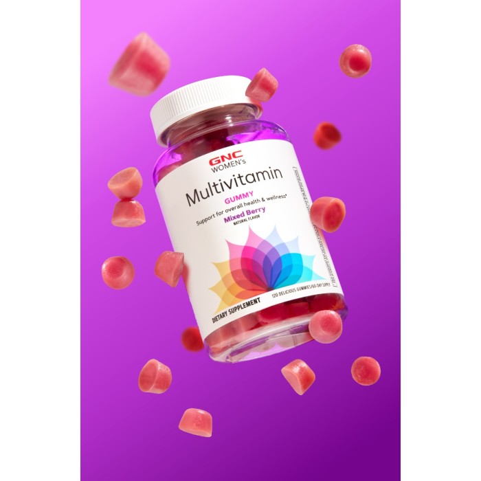 Gnc Women's Complex De Multivitamine Pentru Femei Cu Aroma De Fructe De Padure , 120 Jeleuri Gumate Gnc Women's Complex De Multivitamine Pentru Femei Cu Aroma De Fructe De Padure , 120 Jeleuri Gumate