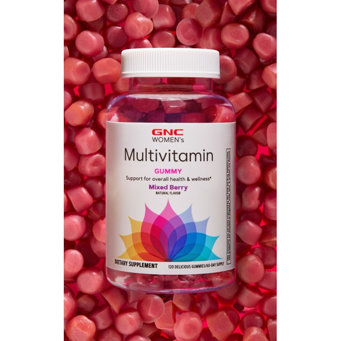 Gnc Women's Complex De Multivitamine Pentru Femei Cu Aroma De Fructe De Padure , 120 Jeleuri Gumate Gnc Women's Complex De Multivitamine Pentru Femei Cu Aroma De Fructe De Padure , 120 Jeleuri Gumate