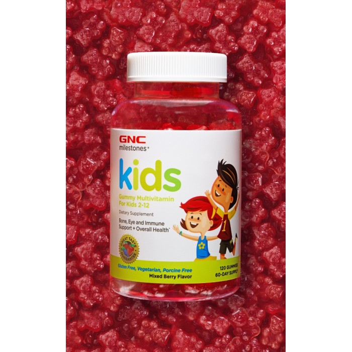Gnc Milestones Kids Multivitamin Gummy, Multivitamine Pentru Copii 2-12 Ani Cu Aroma De Fructe De Padure, 120 Jeleuri Gnc Milestones Kids Multivitamin Gummy, Multivitamine Pentru Copii 2-12 Ani Cu Aroma De Fructe De Padure, 120 Jeleuri