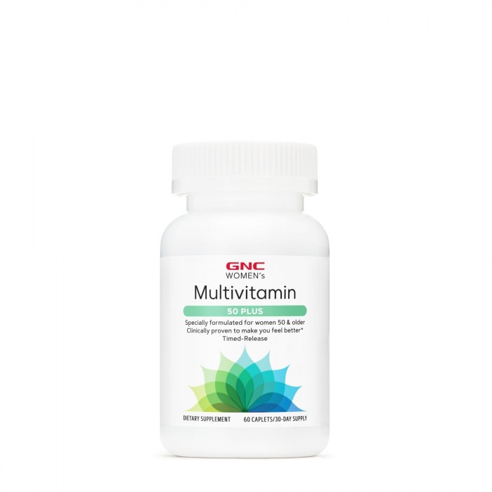Gnc Women's 50 Plus, Multivitamine Si Minerale Pentru Femei, 60 Cps Gnc Women's 50 Plus, Multivitamine Si Minerale Pentru Femei, 60 Cps