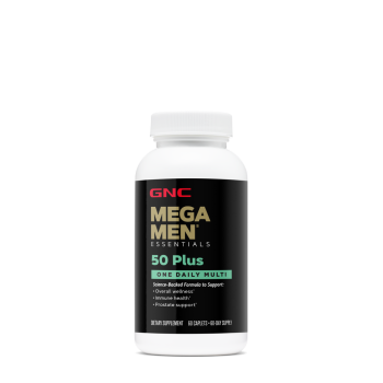 Gnc Mega Men 50 Plus One Daily, Complex De Multivitamine Pentru Barbati - Suport Pentru Ochi, Inima Si Creier, 60 Tb