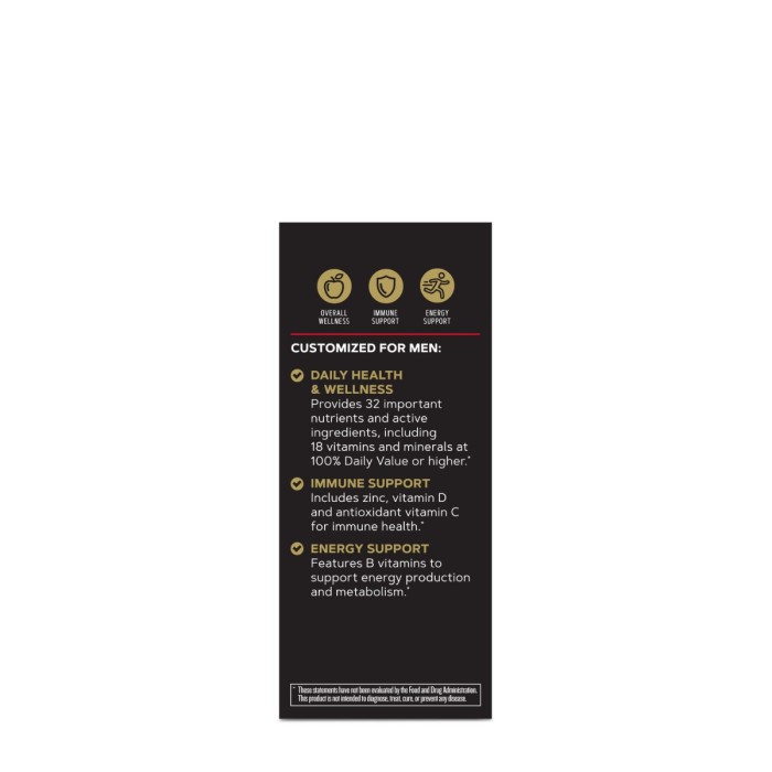Gnc Mega Men Essentials One Daily Multi, Multivitamine Pentru Barbati, 60 Tb Gnc Mega Men Essentials One Daily Multi, Multivitamine Pentru Barbati, 60 Tb