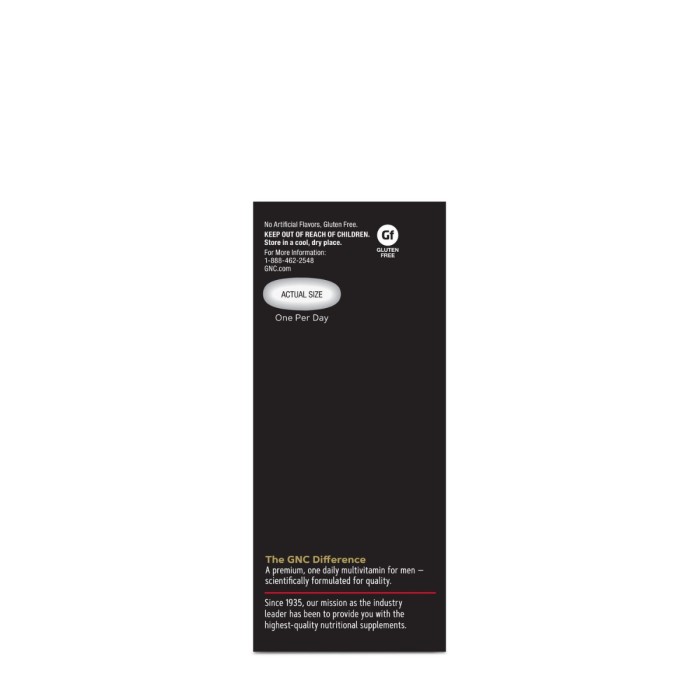 Gnc Mega Men Essentials One Daily Multi, Multivitamine Pentru Barbati, 60 Tb Gnc Mega Men Essentials One Daily Multi, Multivitamine Pentru Barbati, 60 Tb