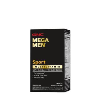 Gnc Mega Men Sport, Complex De Multivitamine Pentru Barbati, 90 Tb