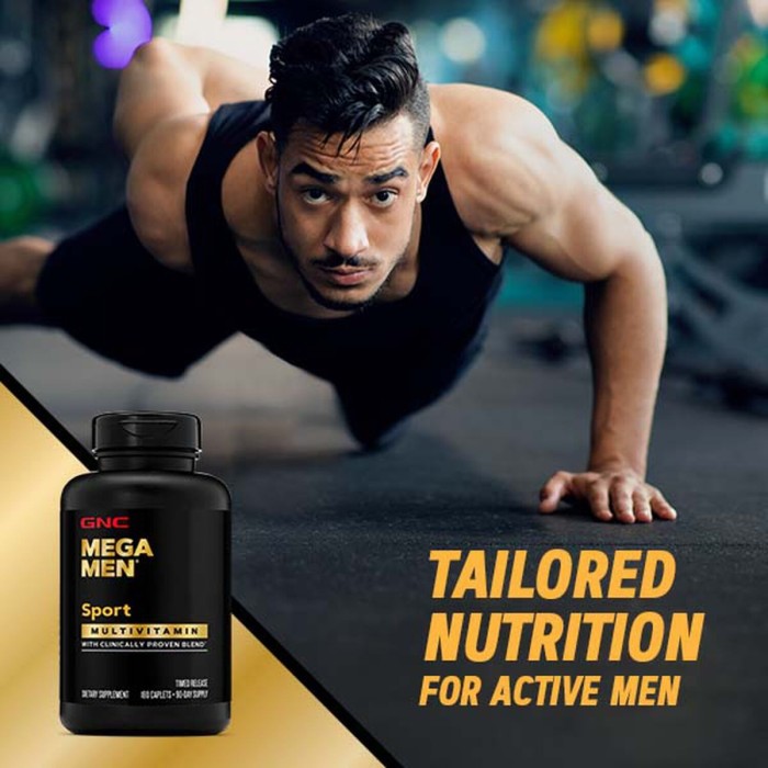 Gnc Mega Men Sport, Complex De Multivitamine Pentru Barbati, 90 Tb Gnc Mega Men Sport, Complex De Multivitamine Pentru Barbati, 90 Tb