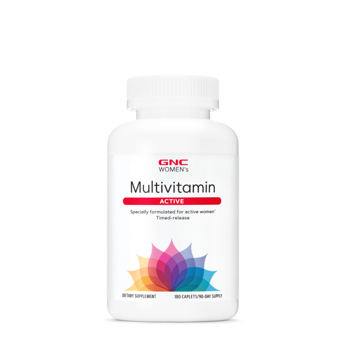 Gnc Women’s Multivitamin Active, Complex De Multivitamine Pentru Femei, 180 Cps Gnc Women’s Multivitamin Active, Complex De Multivitamine Pentru Femei, 180 Cps