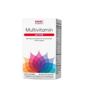Gnc Women’s Multivitamin Active, Complex De Multivitamine Pentru Femei, 180 Cps