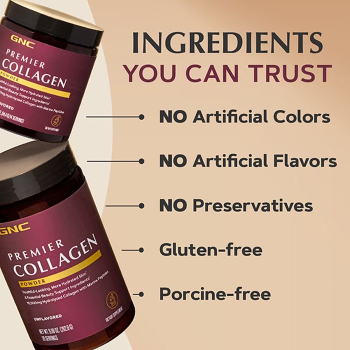 Gnc Premier Collagen Powder, Formula Premium De Peptide De Colagen Hidrolizat Fara Aroma, 282.8 G Gnc Premier Collagen Powder, Formula Premium De Peptide De Colagen Hidrolizat Fara Aroma, 282.8 G