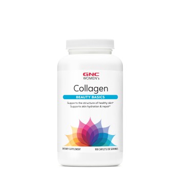 Gnc Women’s Collagen, Supliment Cu Colagen Pentru Piele, Par Si Unghii, 180 Tb