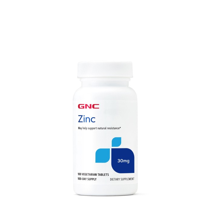 Gnc Zinc Gluconat 30 Mg, 100 Tb Gnc Zinc Gluconat 30 Mg, 100 Tb
