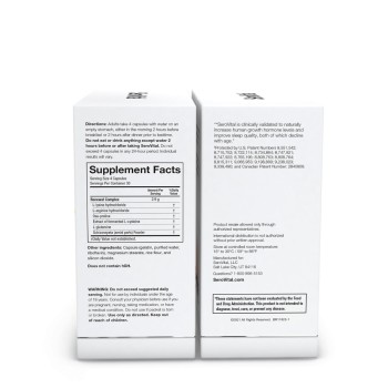 Serovital Reverse The Signs Of Aging, Formula Avansata Pentru Productia Naturala A Hormonului De Crestere Hgh Cu Lizina, 120 Cps