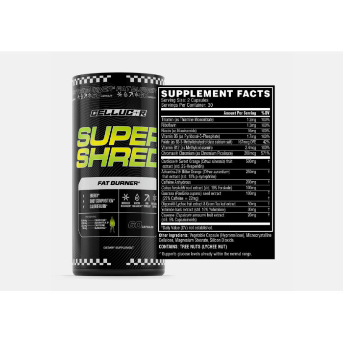 Cellucor Super Shred, Formula Avansata Pentru Arderea Grasimilor, 60 Cps Cellucor Super Shred, Formula Avansata Pentru Arderea Grasimilor, 60 Cps