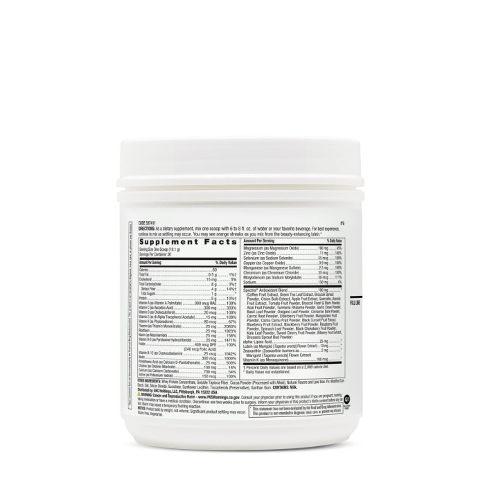 Gnc Women’s Multi Powder, Pudra Cu Multivitamine, Proteina Si Verdeturi Pentru Femei Cu Aroma De Ciocolata, 543 G Gnc Women’s Multi Powder, Pudra Cu Multivitamine, Proteina Si Verdeturi Pentru Femei Cu Aroma De Ciocolata, 543 G