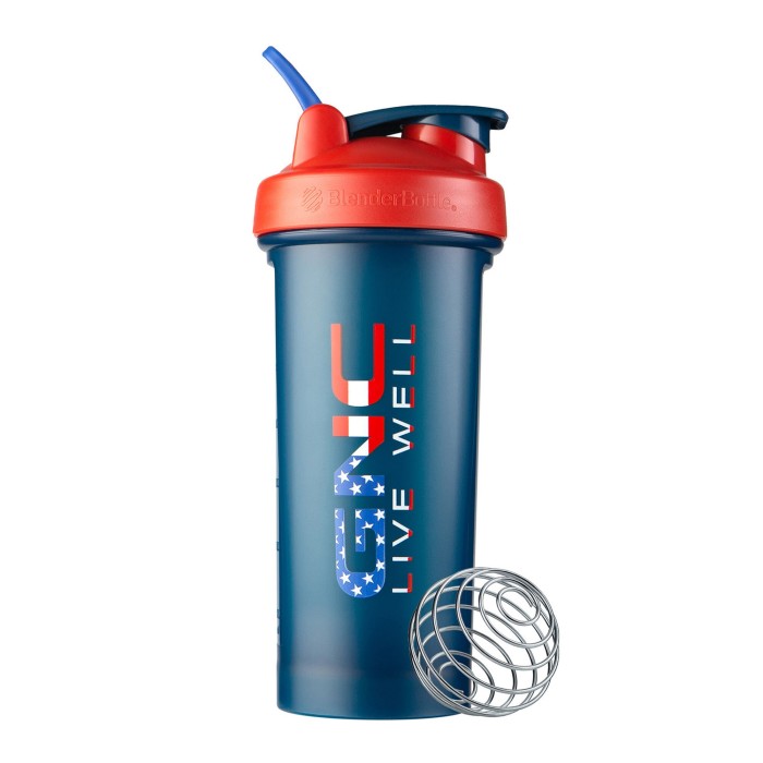 Gnc Blender Bottle Shaker Clasic Usa, 828 Ml Gnc Blender Bottle Shaker Clasic Usa, 828 Ml