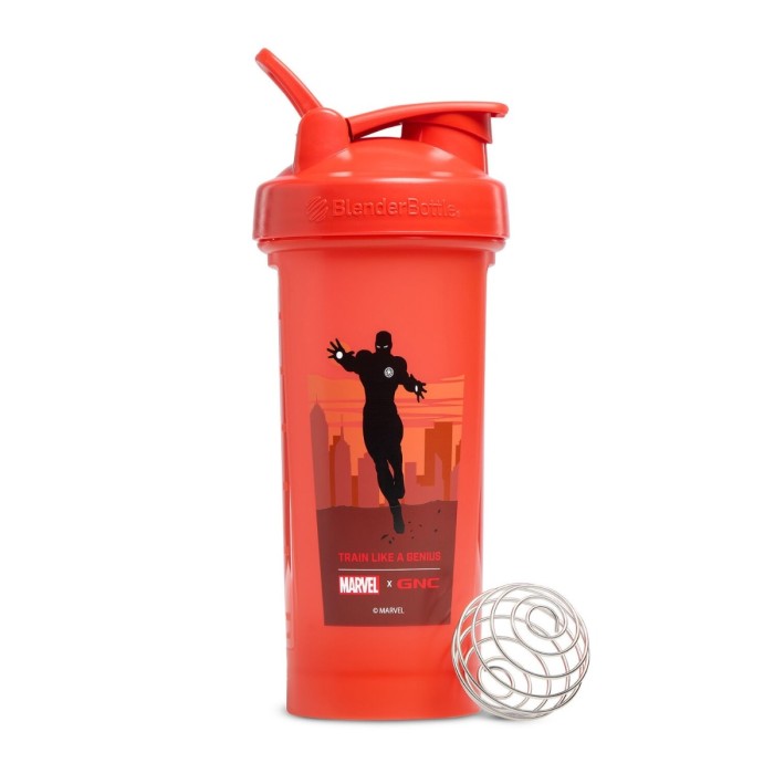 Gnc Blender Bottle Shaker Clasic Iron Man Edition, 828 Ml Gnc Blender Bottle Shaker Clasic Iron Man Edition, 828 Ml