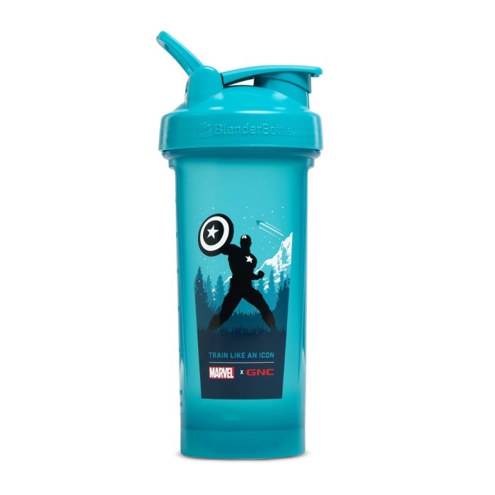 Gnc Blender Bottle Shaker Clasic Captain America Edition, 828 Ml Gnc Blender Bottle Shaker Clasic Captain America Edition, 828 Ml