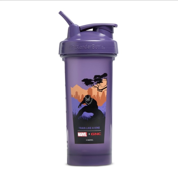 Gnc Blender Bottle Shaker Clasic Black Panther Edition, 828 Ml Gnc Blender Bottle Shaker Clasic Black Panther Edition, 828 Ml