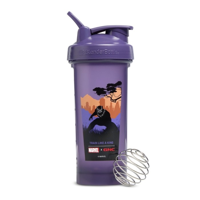 Gnc Blender Bottle Shaker Clasic Black Panther Edition, 828 Ml Gnc Blender Bottle Shaker Clasic Black Panther Edition, 828 Ml
