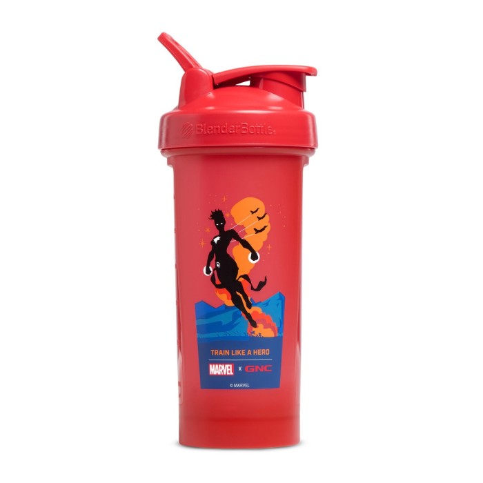 Gnc Blender Bottle Shaker Clasic Captain Marvel Edition, 828 Ml Gnc Blender Bottle Shaker Clasic Captain Marvel Edition, 828 Ml