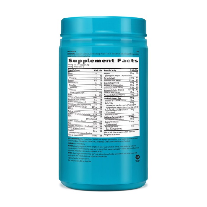 Gnc Total Lean Lean Shake Energy, Shake Proteic Cu Aroma De Ciocolata, 758.4 G Gnc Total Lean Lean Shake Energy, Shake Proteic Cu Aroma De Ciocolata, 758.4 G
