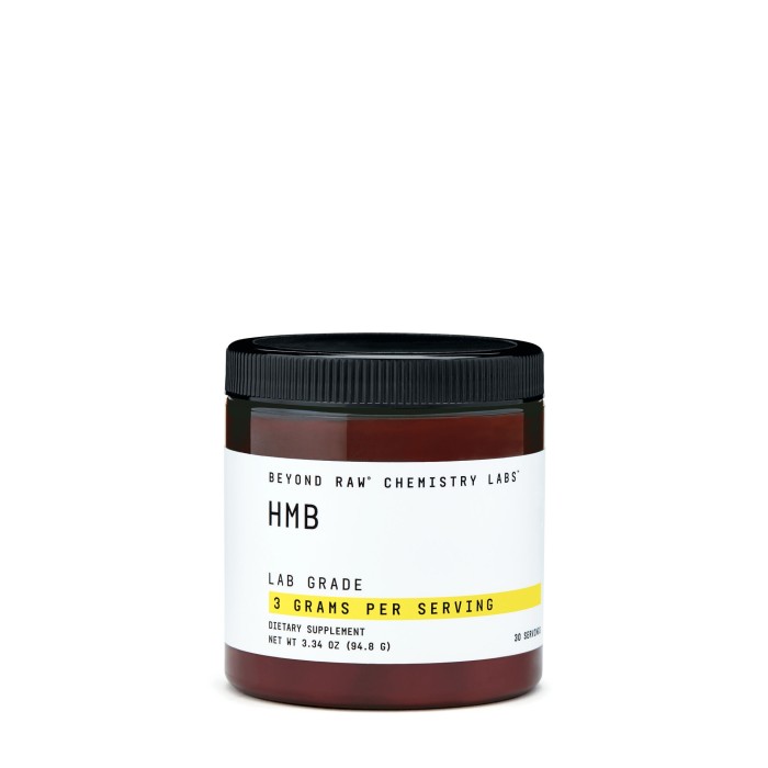 Beyond Raw Chemistry Labs Hmb, 94.8g Beyond Raw Chemistry Labs Hmb, 94.8g