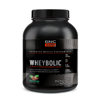 Gnc Amp Wheybolic, Proteina Din Zer, Cu Aroma De Ciocolata Cu Menta, 1375 G