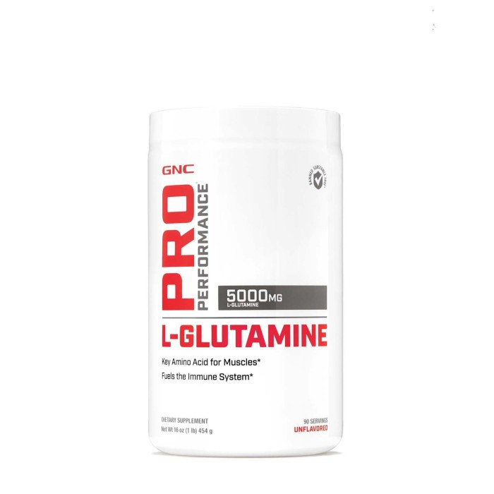 Gnc Pro Performance Micronized L-glutamine 5000 Mg, L-glutamina Micronizata Pudra Fara Aroma, 454 G Gnc Pro Performance Micronized L-glutamine 5000 Mg, L-glutamina Micronizata Pudra Fara Aroma, 454 G