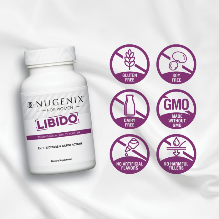Nugenix Libido: Women's Sexual Vitality Booster, Formula Pentru Sustinerea Vitalitatii Sexuale Feminine, 60 Tb Nugenix Libido: Women's Sexual Vitality Booster, Formula Pentru Sustinerea Vitalitatii Sexuale Feminine, 60 Tb