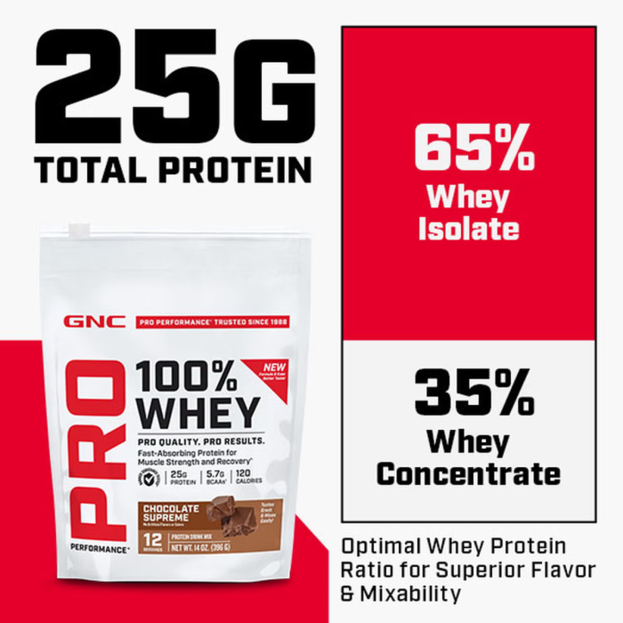 Gnc Pro Performance 100% Whey, Proteina Din Zer Cu Aroma De Ciocolata, Testata Antidoping, 396g Gnc Pro Performance 100% Whey, Proteina Din Zer Cu Aroma De Ciocolata, Testata Antidoping, 396g