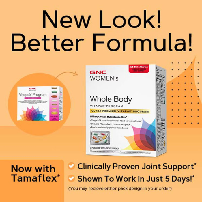 Gnc Women’s – Whole Body Vitapak Program, Complex De Multivitamine Pentru Femei, Pentru Intregul Organism, 30 Pachetele