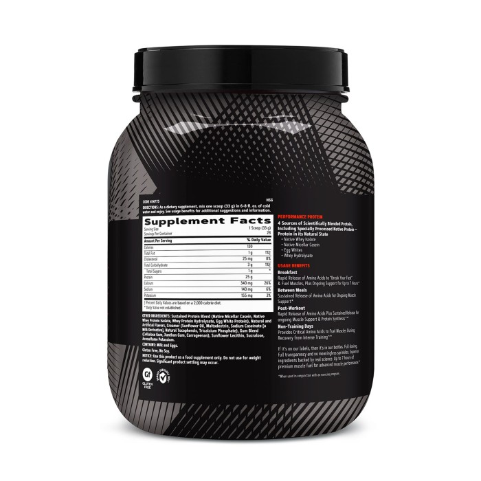 Gnc Amp Sustained Protein Blend Amestec Proteic Cu Aroma De Pufuleti Cu Unt De Arahide, 924 G Gnc Amp Sustained Protein Blend Amestec Proteic Cu Aroma De Pufuleti Cu Unt De Arahide, 924 G