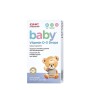 Gnc Milestones Baby Vitamin D-3 Drops, Vitamina D-3 Picaturi Pentru Bebelusi Naturala 100% Din Lanolina, 7.5 Ml