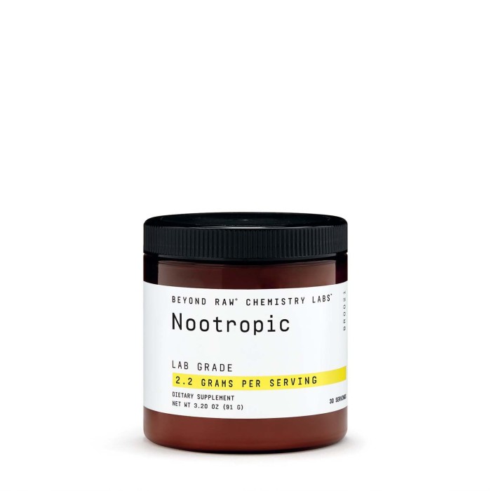 Beyond Raw Chemistry Labs Nootropic, 91 G Beyond Raw Chemistry Labs Nootropic, 91 G