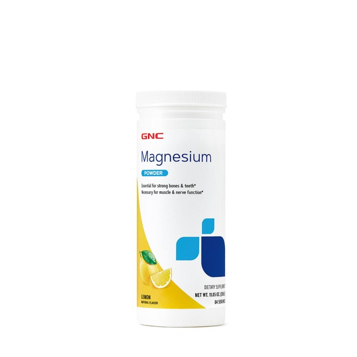 Gnc Magneziu Pudra Cu Aroma De Lamaie Pentru Sanatatea Inimii Si Sistemului Nervos, 336 G Gnc Magneziu Pudra Cu Aroma De Lamaie Pentru Sanatatea Inimii Si Sistemului Nervos, 336 G