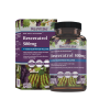 Resvitale Resveratrol 500 Mg Cu Quercetina, Formula Avansata Triactiv Pentru Activarea Genei Longevitatii Cu Trans-resveratrol, 60 Cps
