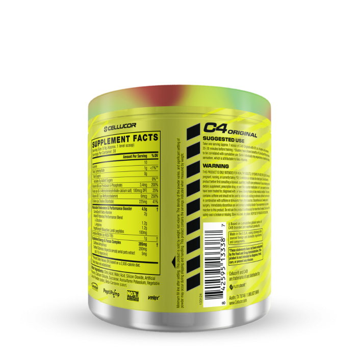Cellucor C4 Original, Pre-workout Cu Aroma De Pepene, 267 G Cellucor C4 Original, Pre-workout Cu Aroma De Pepene, 267 G