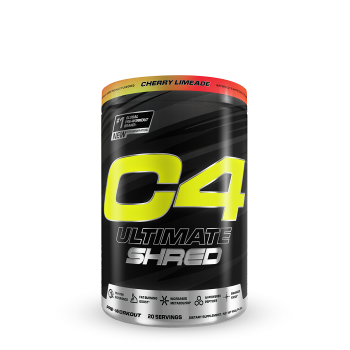Cellucor C4 Ultimate Shred Pre-workout, Formula Avansata Pentru Definire Cu Aroma De Limonada Cu Cirese, 402 G Cellucor C4 Ultimate Shred Pre-workout, Formula Avansata Pentru Definire Cu Aroma De Limonada Cu Cirese, 402 G