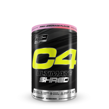 Cellucor C4 Ultimate Shred Pre-workout, Formula Avansata Pentru Definire Cu Aroma De Limonada Roz, 406 G