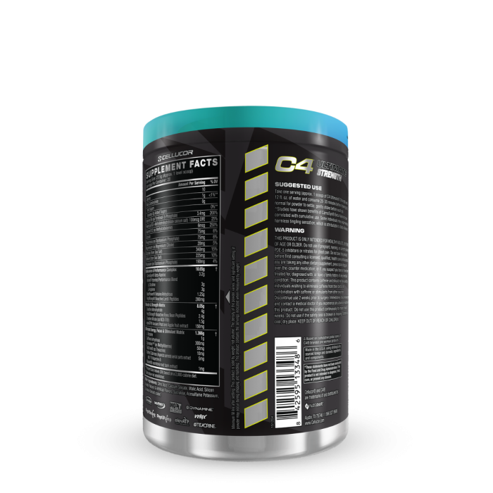 Cellucor C4 Ultimate Strenght Pre-workout, Formula Avansata Pentru Forta Cu Aroma De Frozen Bombsicle, 550 G Cellucor C4 Ultimate Strenght Pre-workout, Formula Avansata Pentru Forta Cu Aroma De Frozen Bombsicle, 550 G