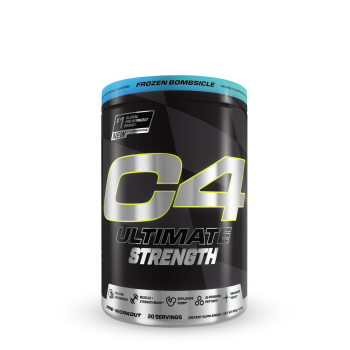 Cellucor C4 Ultimate Strenght Pre-workout, Formula Avansata Pentru Forta Cu Aroma De Frozen Bombsicle, 550 G