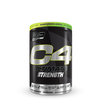 Cellucor C4 Ultimate Strenght Pre-workout, Formula Avansata Pentru Forta Cu Aroma De Mar Verde Acrisor, 558 G