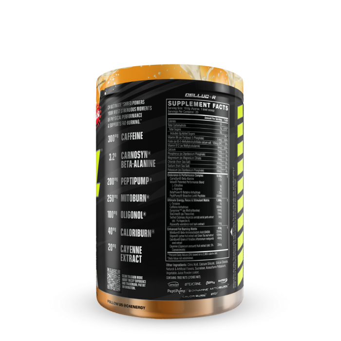 Cellucor C4 Ultimate Shred Pre-workout Orange Cream, Formula Pre-antrenament Pentru Performanta Si Arderea Grasimilor Cu Aroma De Portocale, 392 G Cellucor C4 Ultimate Shred Pre-workout Orange Cream, Formula Pre-antrenament Pentru Performanta Si Arderea Grasimilor Cu Aroma De Portocale, 392 G