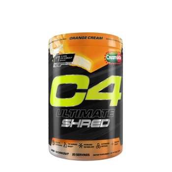 Cellucor C4 Ultimate Shred Pre-workout Orange Cream, Formula Pre-antrenament Pentru Performanta Si Arderea Grasimilor Cu Aroma De Portocale, 392 G